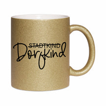 Glitzertasse - Stadtkind Dorfkind