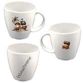 Tasse Kindertasse eckig Pirat mit Wunschname