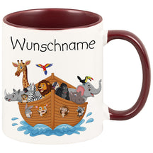 Tasse Arche Noah mit Wunschname