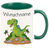 Tasse Dinosaurier mit Wunschname