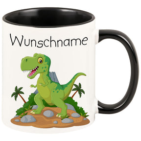 Tasse Dinosaurier mit Wunschname