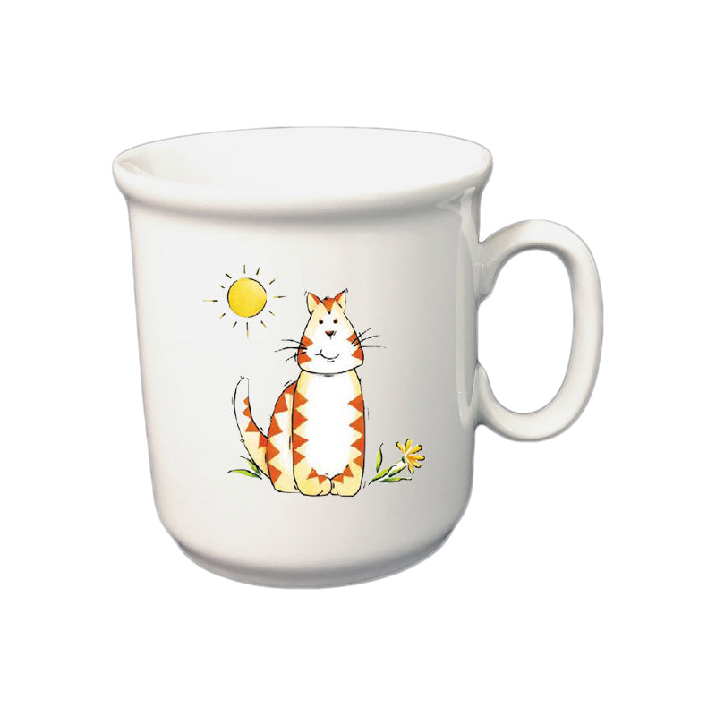 Tasse Kinderbecher Katze mit Wunschname