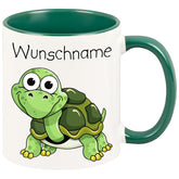 Tasse Schildkröte mit Wunschname