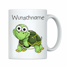 Tasse Schildkröte mit Wunschname